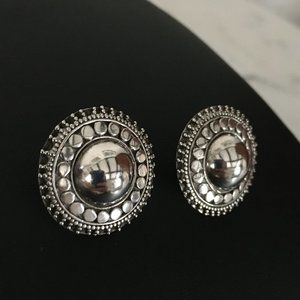 Vintage Sterling Silver Post Earrings Mexico MINT